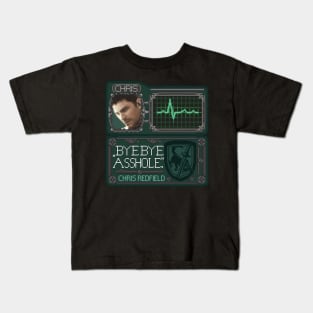 Chris Redfield Pixel Art Kids T-Shirt